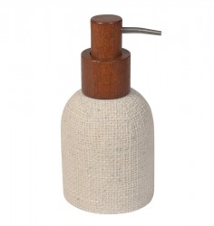 SAPHO - CRAFT  dávkovač mydla na postavenie, acacia/bezova (8566)