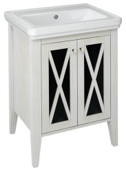 SAPHO - CROSS umývadlová skrinka 55x81x43cm, starobiela (CR260)