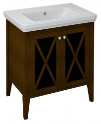 SAPHO - CROSS umývadlová skrinka 70x81x47cm, buk (CR375)