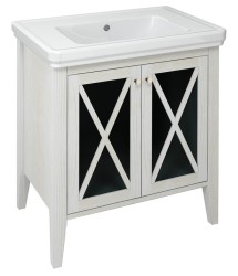 SAPHO - CROSS umývadlová skrinka 70x81x47cm, starobiela (CR275)