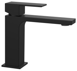 SAPHO - CUBEMIX stojánková umyvadlová baterie, černá mat (CM002B)
