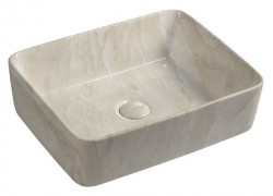 SAPHO - DALMA keramické umývadlo na dosku 48x38 cm, marfil (527)