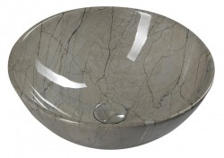 SAPHO - DALMA keramické umývadlo na dosku Ø 42 cm, grigio (113)