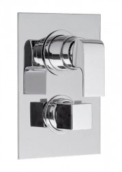 SAPHO - DIMY podomietková sprchová termostatická batéria, 3 výstupy, chróm (DM393)