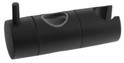 SAPHO - Držiak pre sprchovú tyč 23, ABS/čierny mat (NDKJ639)