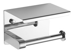 SAPHO - Držiak toaletného papiera s poličkou, chróm (UN1197C)