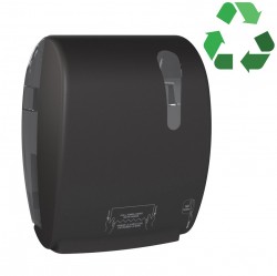 SAPHO - ECOLORED zásobník na papierové uteráky v roli, Autocut, 32x40,5x22,4cm, ABS, Soft Touch, čierna mat (A78050VB)