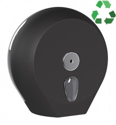 SAPHO - ECOLORED Zásobník na toaletný papier max. priemer 23cm, ABS, Soft Touch, čierna mat (A75610VB)