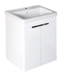 SAPHO - ELLA umývadlová skrinka 56,5x65x43cm, 2x dvierka,biela (EL065-3030)