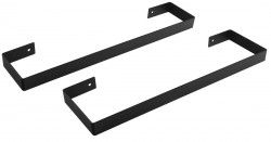 SAPHO - ENIS držiaky uterákov 620x40 2ks, čierna mat (IRPA32B)