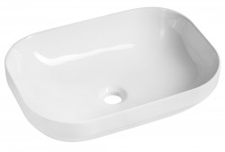 SAPHO - EVORA keramické umývadlo na dosku 50,5x37cm, biela (AR429)