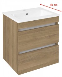 SAPHO - EZARA umývadlová skrinka 48x54x39cm, dub cuneo (EZ492-2525)