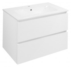 SAPHO - EZARA umývadlová skrinka 69,8x52x46cm, biela lesk (EZ701-3030)