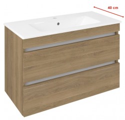 SAPHO - EZARA umývadlová skrinka 78x54x39cm, dub cuneo (EZ792-2525)