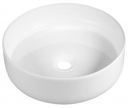 SAPHO - FIASTRA keramické umývadlo na dosku, priemer 40cm, biela (FT801)