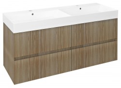 SAPHO - FILENA umývadlová skrinka 118x51,5x43cm, dub (FID1212D)