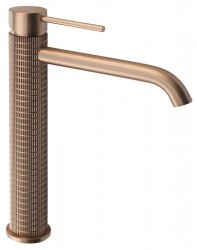 SAPHO - FLAWO stojánkova umývadlová batéria vysoká, meď mat (FR678G)