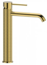 SAPHO - FLAWO stojanková umývadlová batéria vysoká, zlato mat (FR678GB)