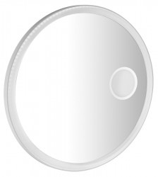 SAPHO - FLOAT okrúhle LED podsvietené zrkadlo, ø 90cm, kozm.zrkadlo, IR senzor, 3500-6500°K, biely (FT900)