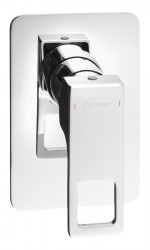 SAPHO - FORATA podomietková sprchová batéria, 1 výstup, chróm (FT041)