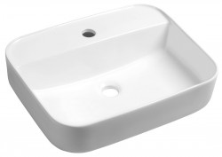 SAPHO - GARDA keramické umývadlo na dosku, 50x40cm, biela (AR452)