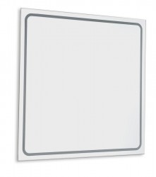 SAPHO - GEMINI zrkadlo s LED osvetlením 70x70cm (GM070)