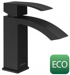 SAPHO - GINKO 35 stojánkova umývadlová batéria, ECO miešacia kartuša, čierna mat (1101-02B-01)