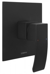 SAPHO - GINKO podomietková sprchová batéria, 1 výstup, čierna matná (1101-41B)