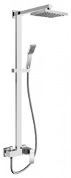 SAPHO - GINKO sprchový stĺp s batériou, chróm (1101-43)