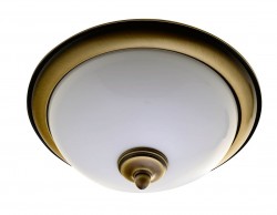 SAPHO - GLOSTER stropné svietidlo,  ø 315,  2xE14, 40W, IP21, bronz (AU514)