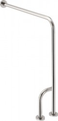 SAPHO - HANDICAP oporné madlo ľavé 800x850, nerez lesk (XH526)