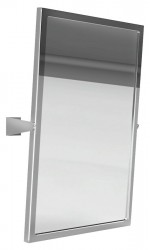 SAPHO - HANDICAP zrkadlo výklopné 40x60cm, nerez lesk (XH007)
