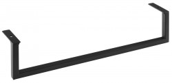 SAPHO - HANG držiak uterákov pod umývadlo 460x98, čierna matná (HG460)
