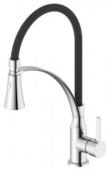 SAPHO - HEBE stojanková drezová batéria so sprškou, chróm (HT430)