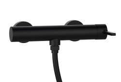 SAPHO - ICONIC nástenná sprchová batéria, čierna mat (AF011B)