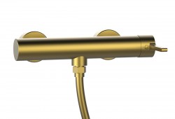 SAPHO - ICONIC nástenná sprchová batéria, zlato mat (AF011GB)