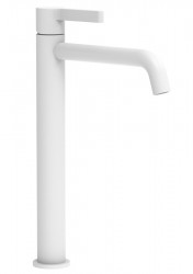 SAPHO - ICONIC stojánkova umývadlová batéria, vysoká, biela mat (AF006W)