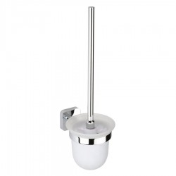 SAPHO - INSIA WC kefa závesna, mliečne sklo, chróm (IS008)