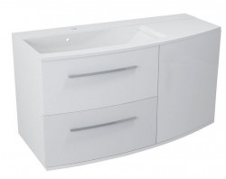 SAPHO - JULIE umývadlová skrinka 105x55x46,5cm, biela, ľavá (JU105-3030)