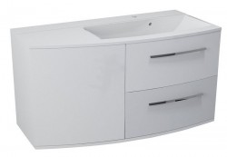 SAPHO - JULIE umývadlová skrinka 105x55x46,5cm, biela, pravá (JU106-3030)