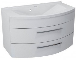 SAPHO - JULIE umývadlová skrinka 90x50x50cm, 2xzásuvka,biela (JU090-3030)