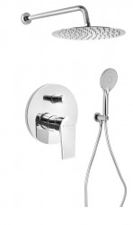 SAPHO - KAI podomietková sprchová súprava s pákovou batériou, 2 výstupy, chróm (KA42-03)