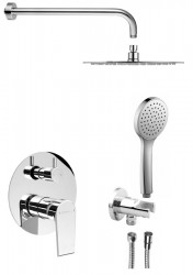 SAPHO - KAI podomietkový sprchový set s pákovou batériou, otočný prepínač, 2 výstupy, chróm (KA43-01)
