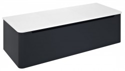 SAPHO - KERALA umývadlová skrinka 120x35x47,5cm, 1x zásuvka, antracitový mat (KR120-3434)