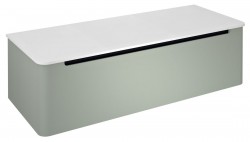 SAPHO - KERALA umývadlová skrinka 120x35x47,5cm, 1x zásuvka, verde (KR120-4444)