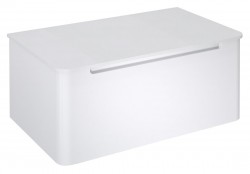 SAPHO - KERALA umývadlová skrinka 80x35x47,5cm, 1x zásuvka, biela lesk (KR080-3030)