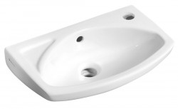 SAPHO - Keramické umývadlo 45x28cm, biela (91451)
