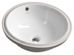 SAPHO - Keramické umývadlo pod dosku, 38x38cm, biela (MA037)
