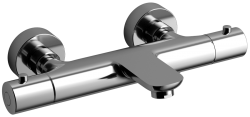 SAPHO - KIMURA Nástenná vaňová termostatická batéria, chróm (KU210)