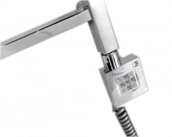 SAPHO - KTX vykurovacia tyč s termostatom, 800 W, chróm (KTX-C-800)